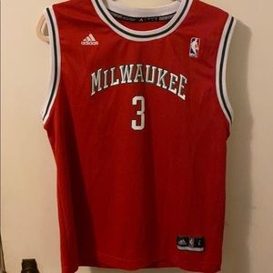 Men L Milwaukee Bucks #3 Jennings Jersey